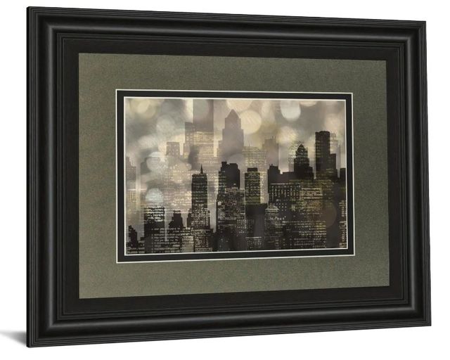 Classy Art City Lights by Katrina Craven Wall Art-1