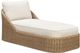 TOV Furniture Axel Brown/Cream Aluminum/Boucle/Wicker Outdoor Lounge Chair-0