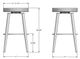 Amisco Customizable Zip Swivel Bar Stool-1