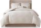 Olliix by N Natori 3 Piece White King Hanae Cotton Blend Yarn Dyed Comforter Set-0