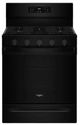 Whirlpool® 30" Black Freestanding Gas Range with Air Cooking Technology-0