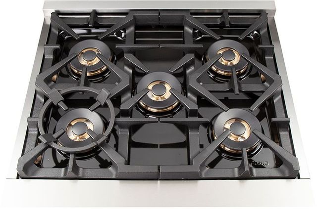FORNO® Alta Qualita 30" Stainless Steel Freestanding Gas Range-4