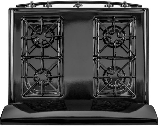 GE® 30" Black Freestanding Gas Range-3