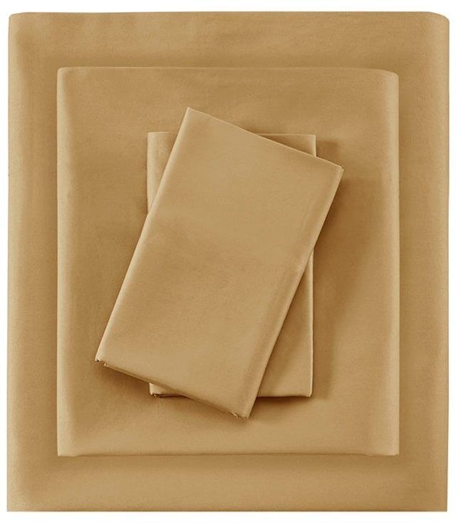 Olliix by Madison Park Gold California King 600 Thread Count 100% Pima Cotton Sheet Set-0