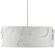 Currey & Company Plumeria Gesso White Drum Chandelier-0