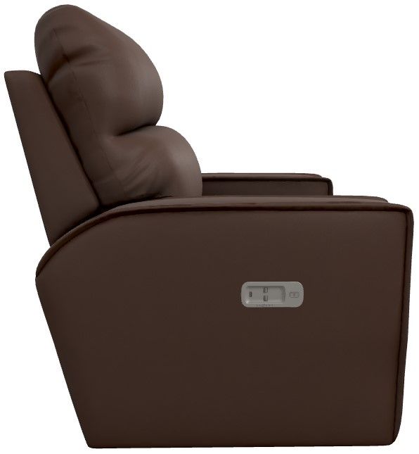 La-Z-Boy® Maddox Chestnut Power Reclining Chair and a Half with Headrest-3