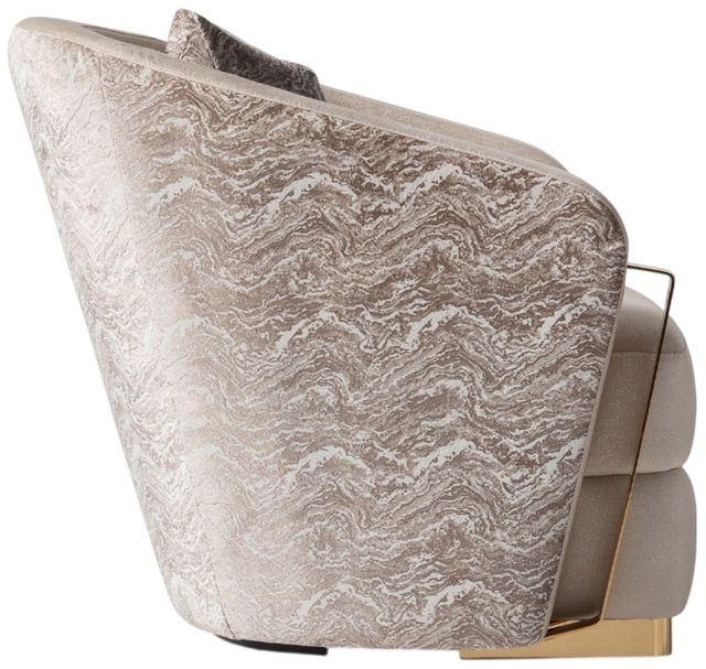 Michael Amini® Carmela Almond/Gold Chair-3