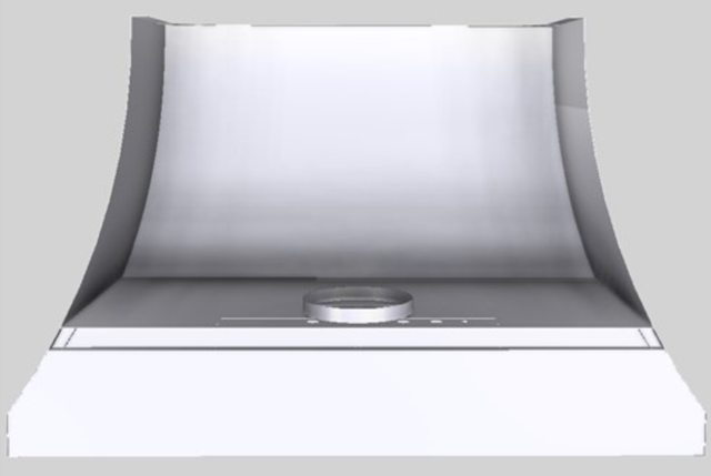 Vent-A-Hood® Designer Series 48" White Wall Mounted Range Hood-2
