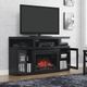 ClassicFlame® Cantilever Black TV Stand-1