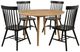 Coaster® Andrews 5-Piece Black/Light Ash Dining Set-0