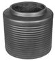 A & B Home Black Ridged Cement Planter-0