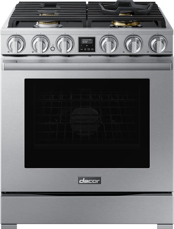 Dacor® 30" Silver Stainless Pro Style Natural Gas Range-3