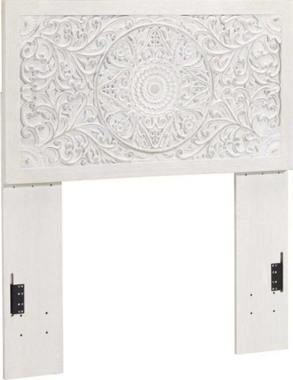Signature Design by Ashley® Paxberry 3-Piece Whitewash Twin Panel Headboard Bed Set-2