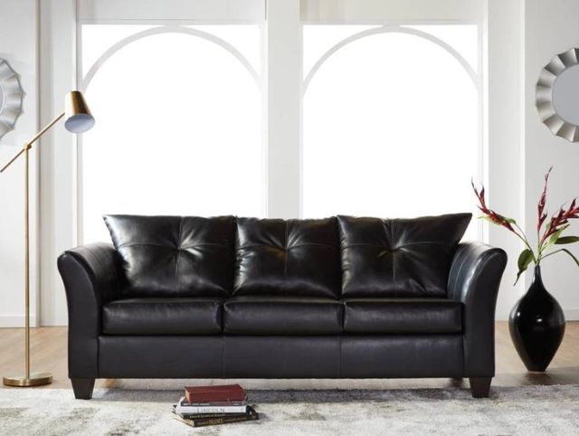 Hughes Furniture® 1050 San Marino Ebony Sofa-1
