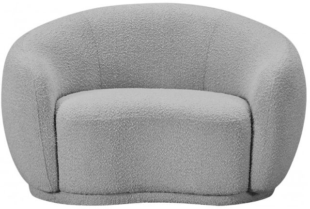 Meridian Furniture Hyde Grey Boucle Chair-1