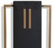 StyleCraft Slim Time Black/Brown Wall Clock-1