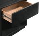 Armen Living Petra Black Nightstand-3