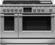 Fisher & Paykel Series 9 48" Stainless Steel Pro Style Dual Fuel Range-0