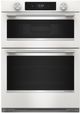 KitchenAid® 30” White Oven/Micro Combo Electric Wall Oven-4