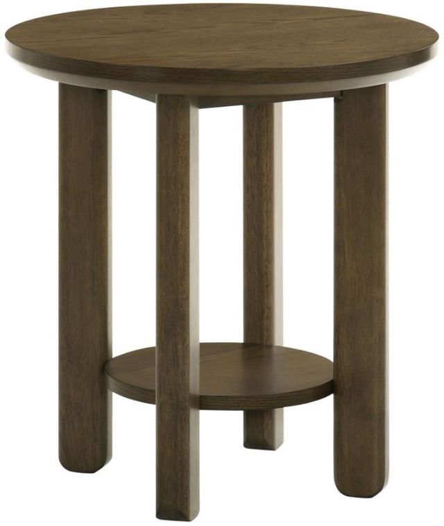Coaster® Ottowa 3-Piece Brown Coffee Table Set-3
