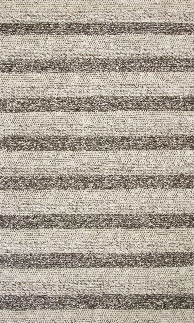 KAS Rugs Cortico Grey/White Landscape 5'x7' Rug-0