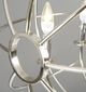 YHD Shooting Star Satin Nickel 5-Light Orb Chandelier-3
