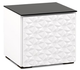 Salamander Designs® Milan 217 White and Black Glass Sub Enclosure AV Cabinet-0