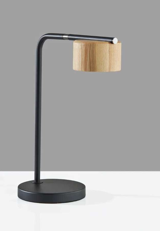 Adesso® Roman Black LED Desk Lamp-3