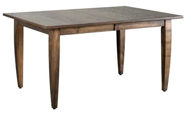 Country View Woodworking Customizable Make It Your Way Dining Table with 4 Leaves-0