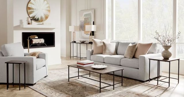 Bassett® Furniture Customizable Everyday Value Anson 82" Track Arm Sofa-2