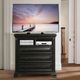 Elements International Calloway Antique Black Media Chest-3