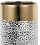 A & B Home Gold/Matte Black Vase-2