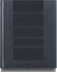 Smeg Linea 24" Neptune Grey Built-In Undercounter Wine Cooler-0