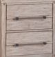 American Woodcrafters 2810 Aurora Whitewash 2-Drawer Nightstand-1