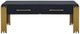 New Classic® Home Furnishings Empire Black Coffee Table with Gold Base-2