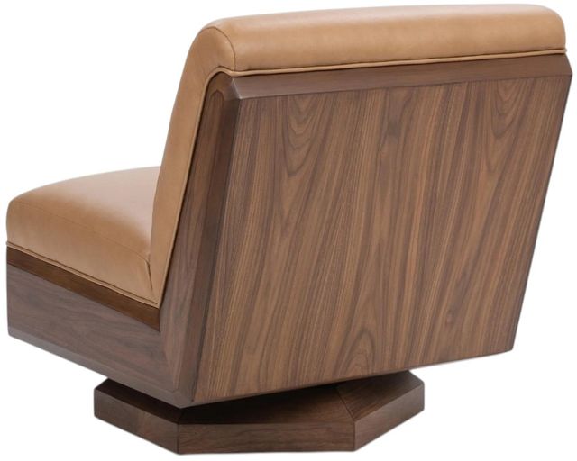 Classic Home Myla Tan Swivel Chair-4