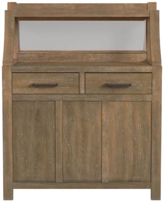 Intercon Flex Sandbar Oak Server with Leaf Storage-2