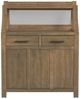 Intercon Flex Sandbar Oak Server with Leaf Storage-2