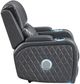 Steve Silver Co. Luna Charcoal Power Recliner-5