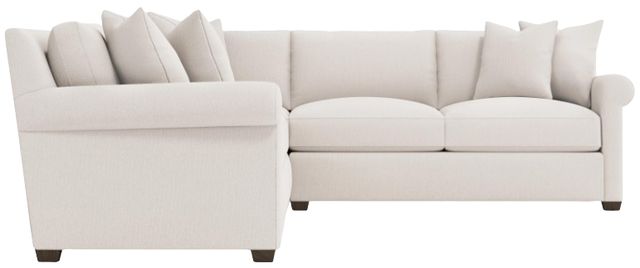 Bernhardt Barnes Bernhardt Living 4-Piece White L-Shape Sectional-2