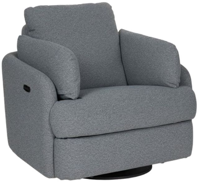 Signature Design by Ashley® Alainmont Salt and Pepper Swivel Power Recliner-0