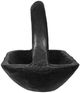 A & B Home Black Teak Wood Rectangular Tray-2