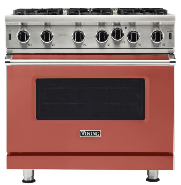 Viking® 5 Series 36" Spiced Cider Pro Style Liquid Propane Gas Range