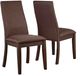 Coaster® Spring Creek 5-Piece Natural Walnut Espresso Dining Table Set-2