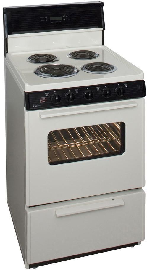 Premier 24" Biscuit Freestanding Electric Range-1