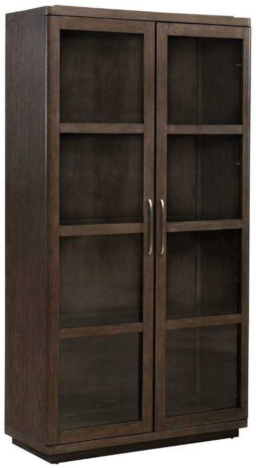 Liberty Furniture Cascade Falls Satin Espresso Display Cabinet-0