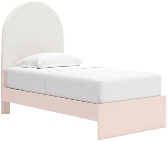 Signature Design by Ashley® Wistenpine Blush Twin 2-Drawer Upholstered Panel Bed 