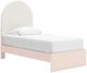 Signature Design by Ashley® Wistenpine Blush Twin Upholstered Panel Bed with 2-Drawer Storage-0