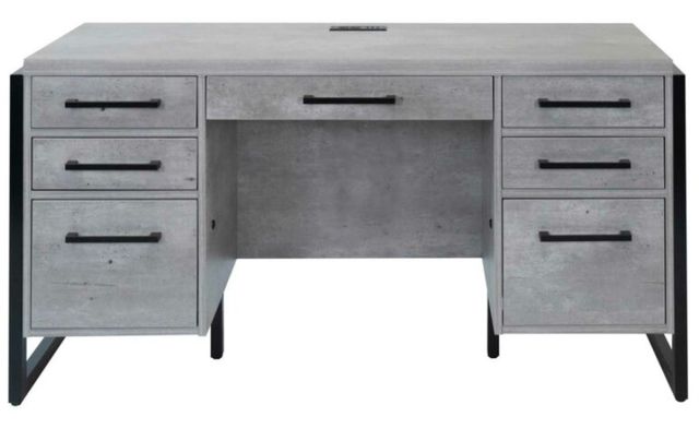Martin Furniture Mason Concrete Credenza Desk-1