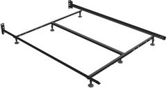 Rize Home Universal Twin/Full/Queen/California King/King Low Profile Bed Frame with Glides and 6 Legs